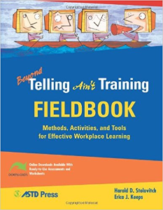 Beyond Telling Ain't Training Fieldbook cover