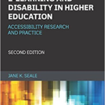 E-Learning and Disability in Higher Education cover