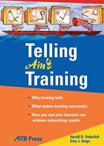 Telling Ain&#039;t Training cover