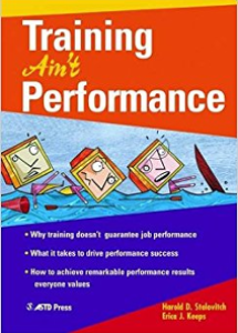 Training Ain&#039;t Performance cover