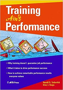 Training Ain't Performance cover